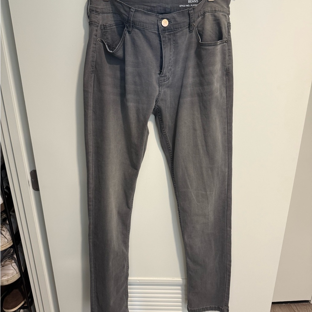 Men's Slim Straight Jeans - Gray